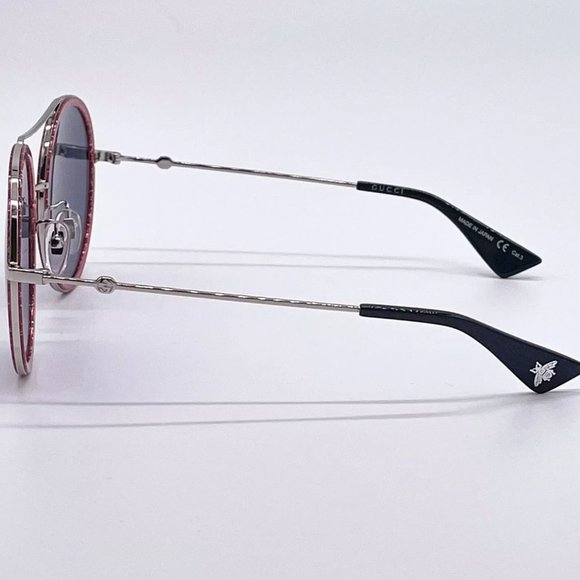 Sale! New Gucci Women's 56mm Black and Red Sunglasses! - Picture 6 of 7